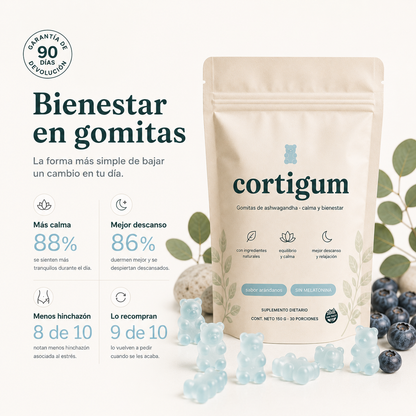 Cortigum - Gomitas para bajar el cortisol