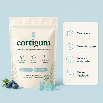 Cortigum - Gomitas para bajar el cortisol