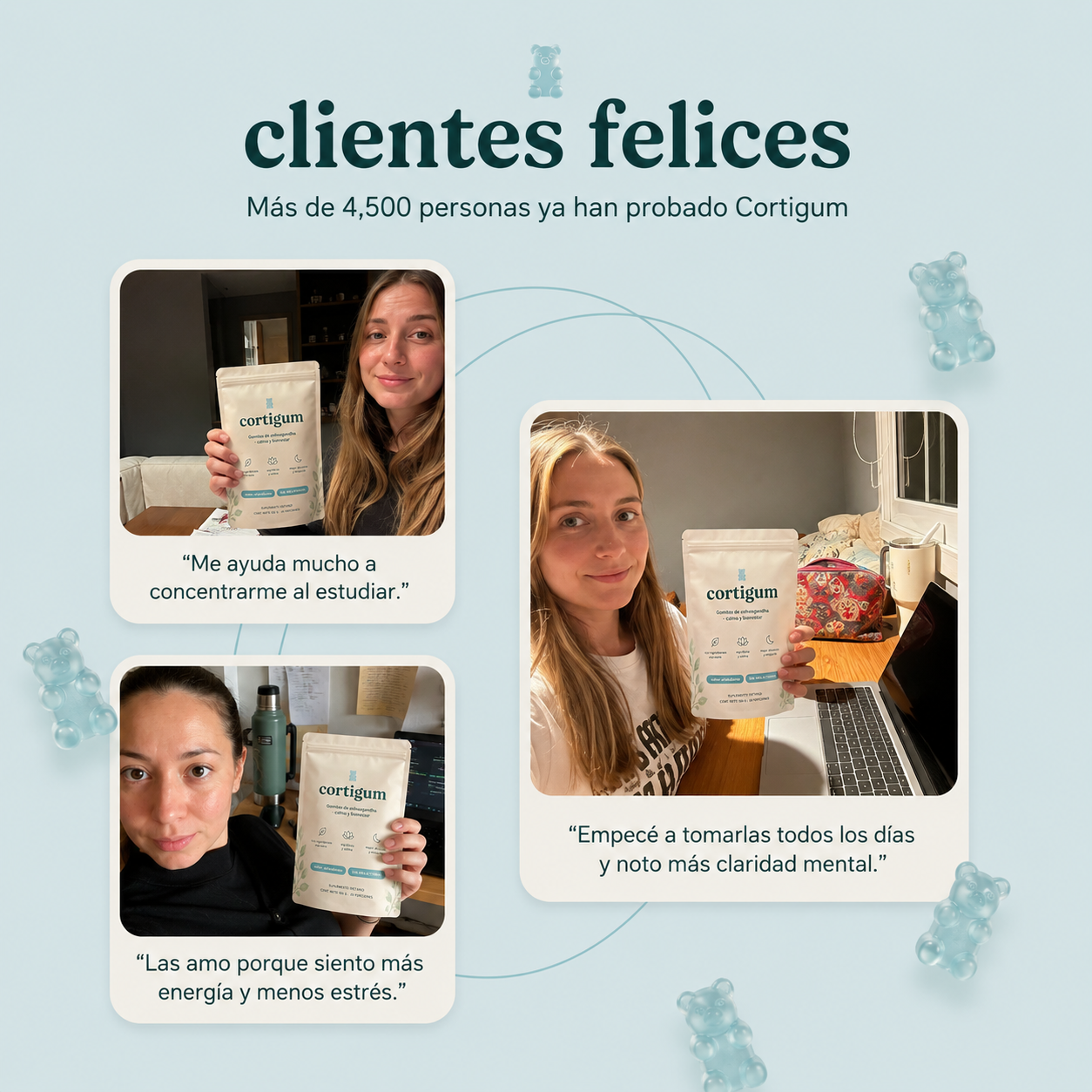 Cortigum - Gomitas para bajar el cortisol